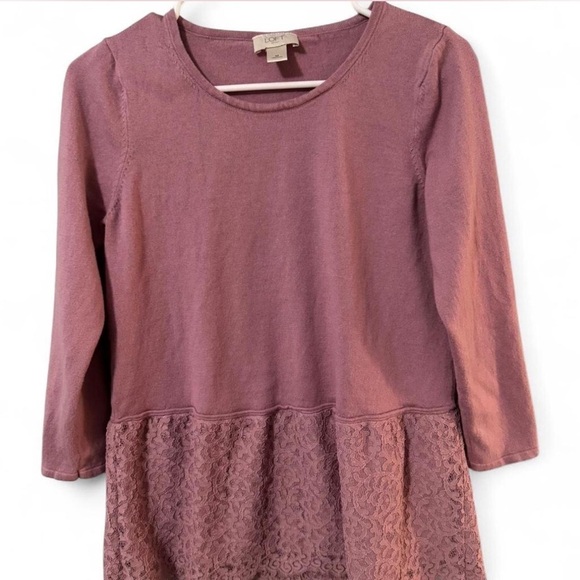 LOFT Tops - LOFT Dusty Pink Knit Top